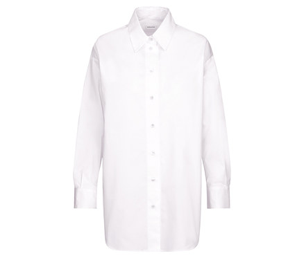 Dlhá blúzka v nadmernej veľkosti Seidensticker, biela