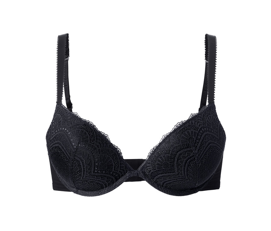 Čierna push-up podprsenka.