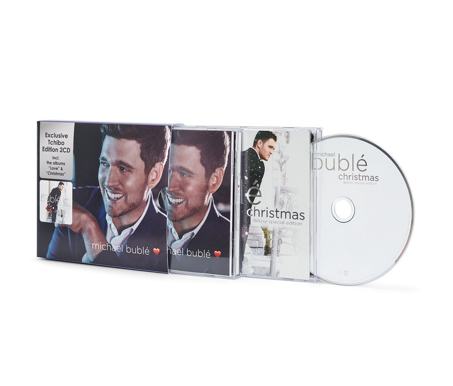 2 CD Michael Bublé „Love Deluxe“, „Christmas Deluxe“.