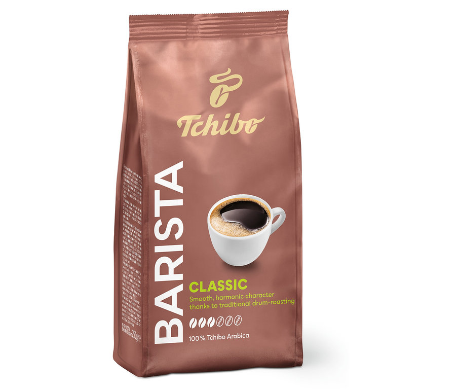 Balenie mletej kávy Tchibo Barista Classic.