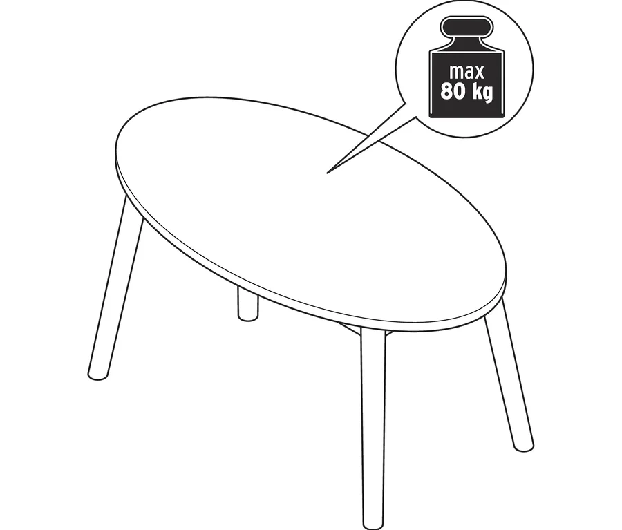 Ilustrácia konferenčného stolíka.