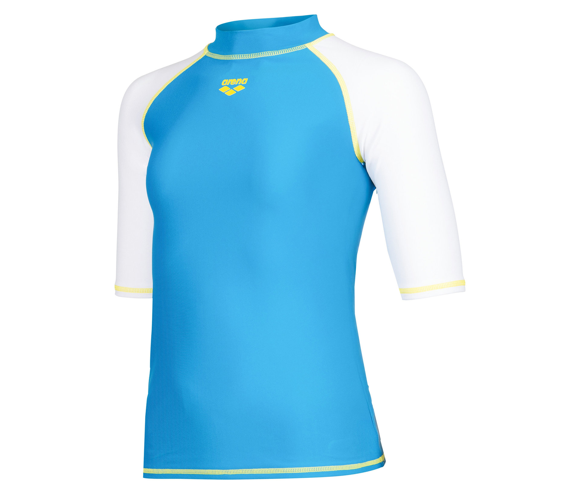 Detské UV plavecké tričko s krátkym rukávom arena »Rash Graphic«, modré