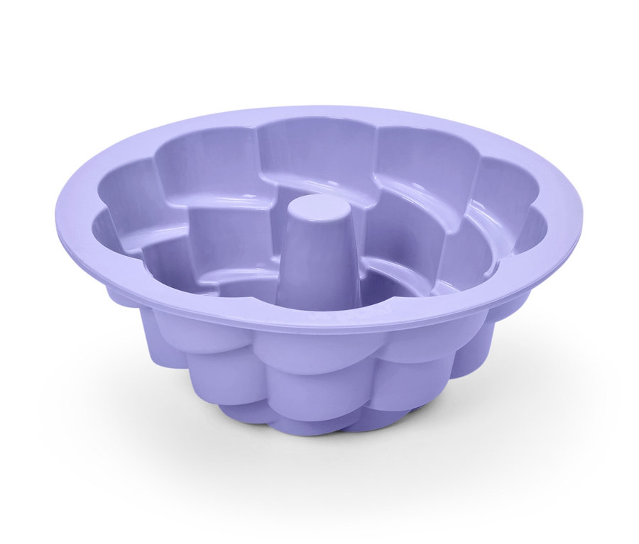 Fialová forma na bábovku Kvet.