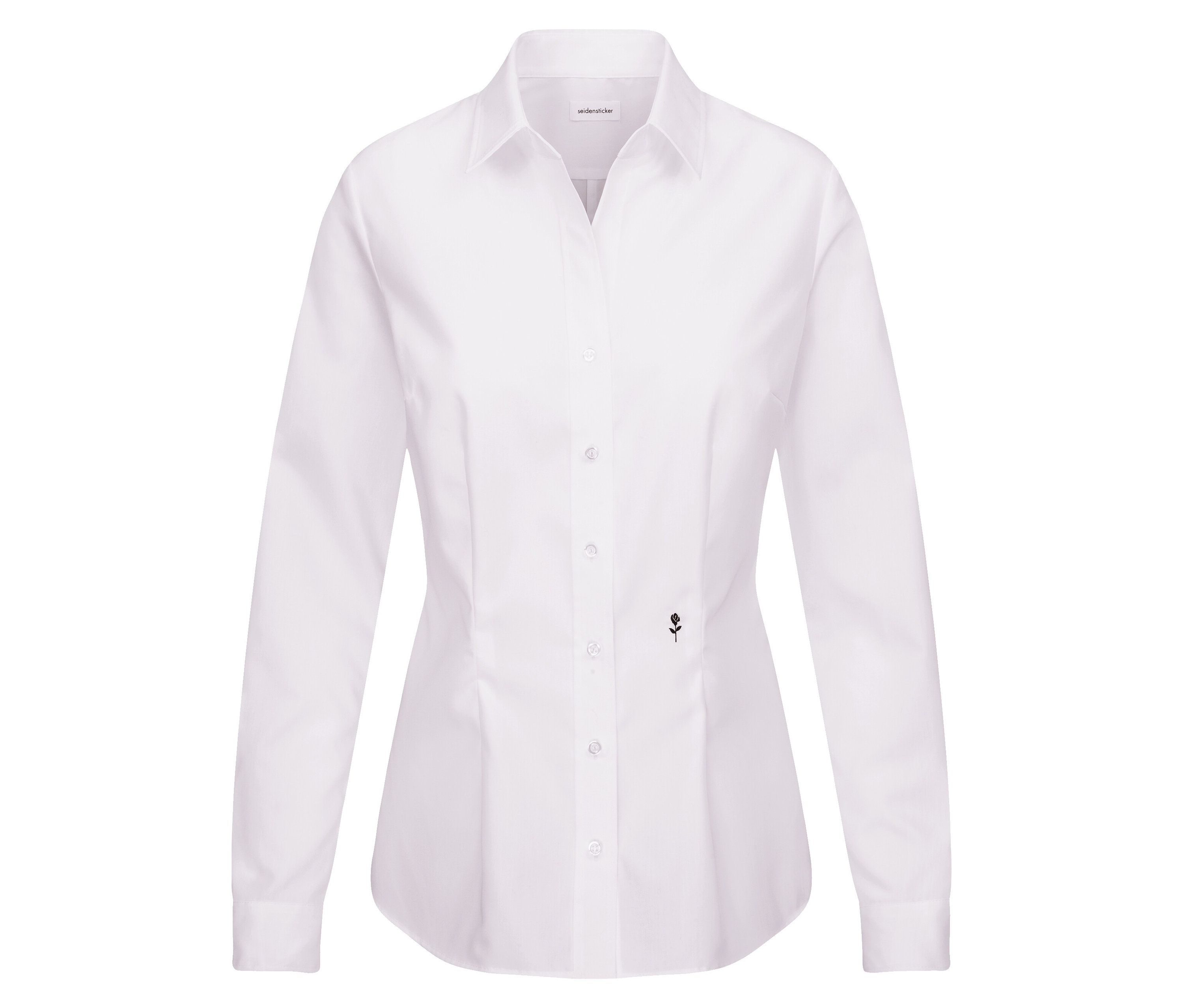 Biela blúzka Seidensticker Slim Fit non iron