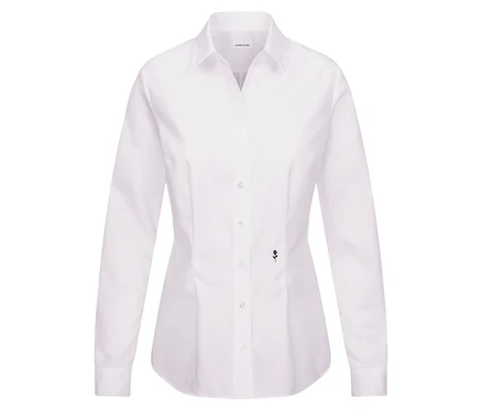 Biela blúzka Seidensticker Slim Fit non iron
