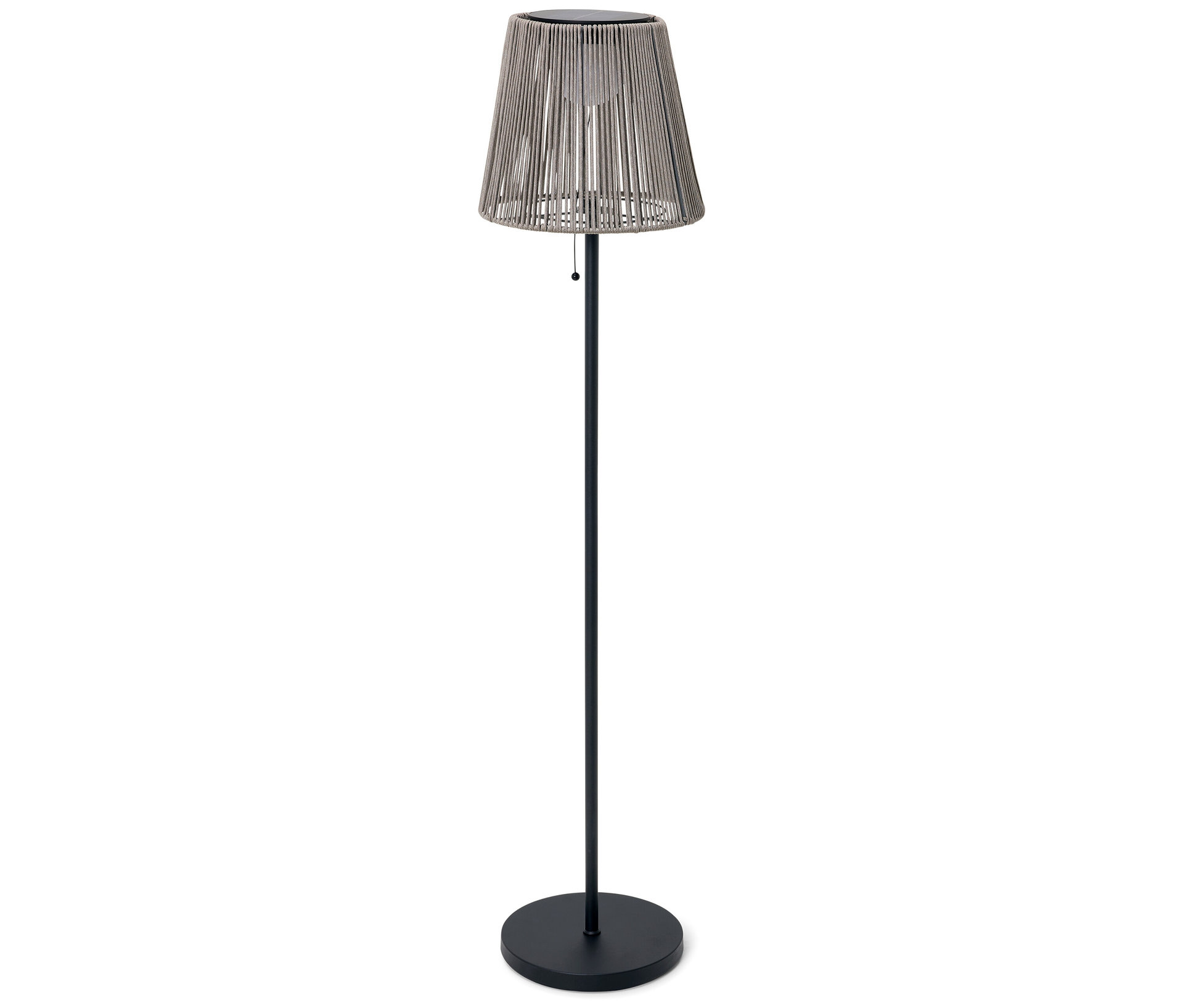 E-shop Akumulátorová solárna stojaca lampa, textilná páska