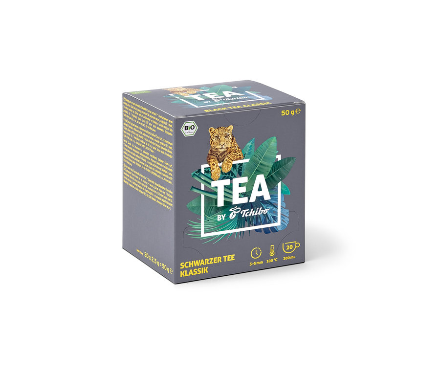 Balenie BIO TEA by Tchibo Klassik 8 x 20 x 2,5 g.