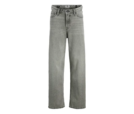 Sivé džínsy Jack&Jones JJOrginial Alex, ležiace naplocho.