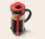 Kanvica french press 300 ml, červená