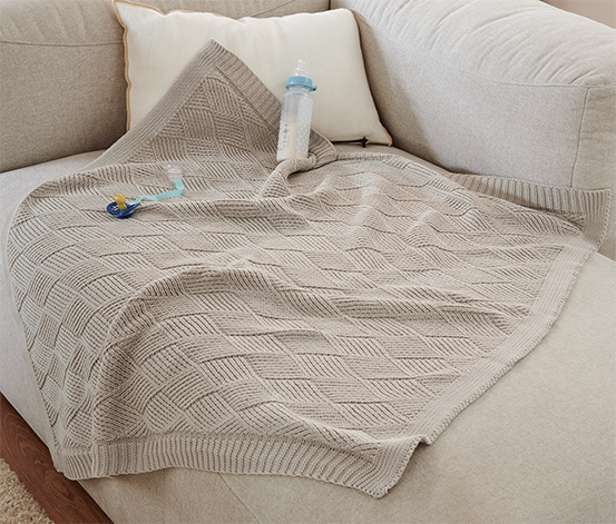 Mäkučká deka pre bábätká, cca 90 x 90 cm