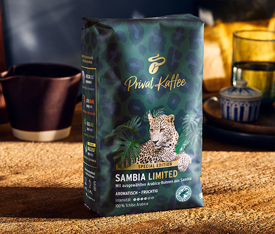 Káva Privat Kaffee Sambia Limited – 500 g celé zrná