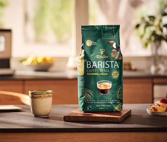 BARISTA Caffè Crema Colombia – 8 x 1 kg zrnkovej kávy