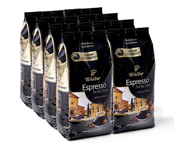 Espresso Sicilia Style - 8 x 1 kg zrnkovej kávy
