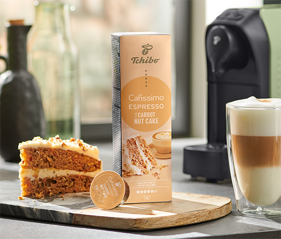 Cafissimo Flavoured Espresso – Carrot Nut Cake