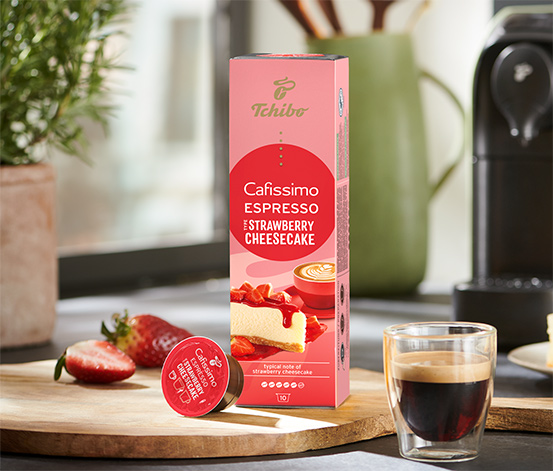 Cafissimo Flavoured Espresso – Strawberry Cheesecake