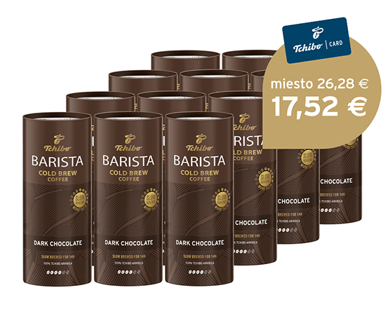 Tchibo Barista Cold Brew Horká čokoláda, 12 ks