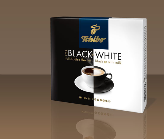 TCHIBO FOR BLACK ´N WHITE – Mletá káva