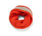 Pletený kruhový šál, oranžový