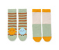 Protišmykové ponožky, 2 páry, zelené