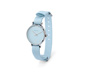 Náramkové hodinky, quartzový strojček, ušľachtilá oceľ 316L, modré