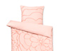 Posteľná bielizeň s bavlnou a vláknom Tencel™, dvojlôžko, ružová
