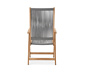 Skladacia stolička »Jara« s textilným pletivom