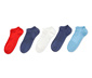 Športové ponožky, 5 párov, viacfarebné