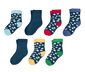 Detské ponožky z biobavlny, 7 párov