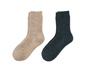Ponožky z rebrovanej pleteniny, 2 páry