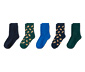 Ponožky, 5 párov, s motívom perníkového mužíčka