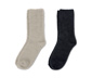 Mäkučké ponožky s efektnou priadzou, 2 páry