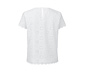 Blúzkové tričko s ažúrovou výšivkou, biele