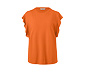 Tričko s volánom, oranžové
