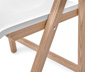 Skladacia stolička z jaseňového dreva s certifikátom FSC®
