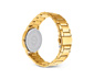 Dámske hodinky, ušľachtilá oceľ s povrchovou úpravou PVD, v zlatej farbe