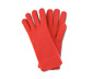 Pletené rukavice, červené
