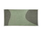 Žakárové uteráky, 2 ks, zelené