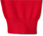 Tričko z jemnej pleteniny so stojačikom, červené