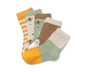 Ponožky, 5 párov, zelené