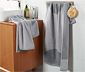 Žakárové uteráky, 2 ks, sivé