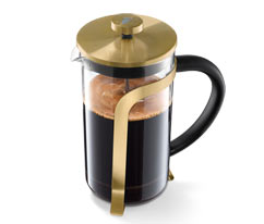 Kanvica french press 800 ml, zlatá