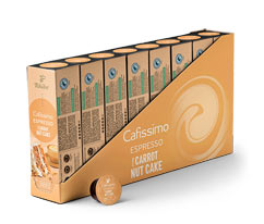Cafissimo Flavoured Espresso – Carrot Nut Cake 80 kapsúl