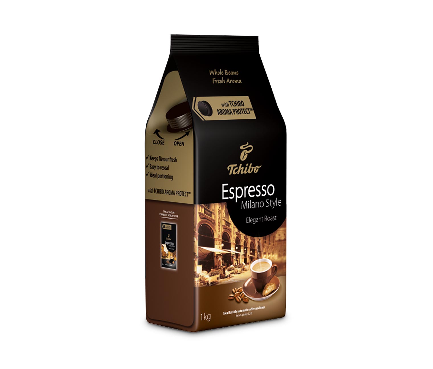 Espresso Milano Style - 1 kg zrnkovej kávy