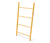 Drevený rebrík s háčikom, žltý