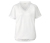 Blúzkové tričko s háčkovanou aplikáciou, biele
