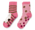 Protišmykové ponožky, 2 páry, ružové