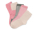 Ponožky, 5 párov, ružové