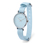Náramkové hodinky, quartzový strojček, ušľachtilá oceľ 316L, modré