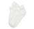 Krátke športové ponožky, 2 páry, unisex, biele - Biele