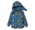 Detská bunda do dažďa, celoplošná potlač s motívom líšok